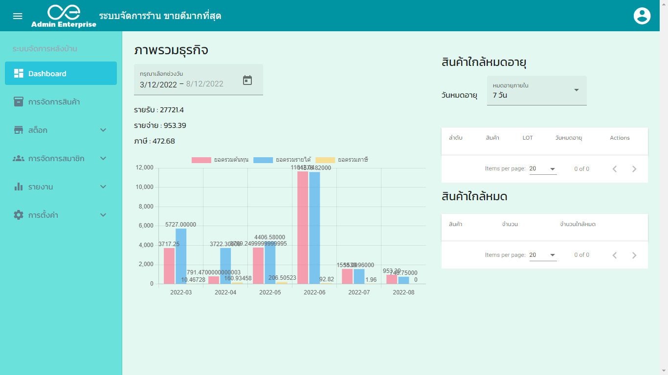 Quick POS POS ระบบ POS โปรแกรมขายหน้าร้าน